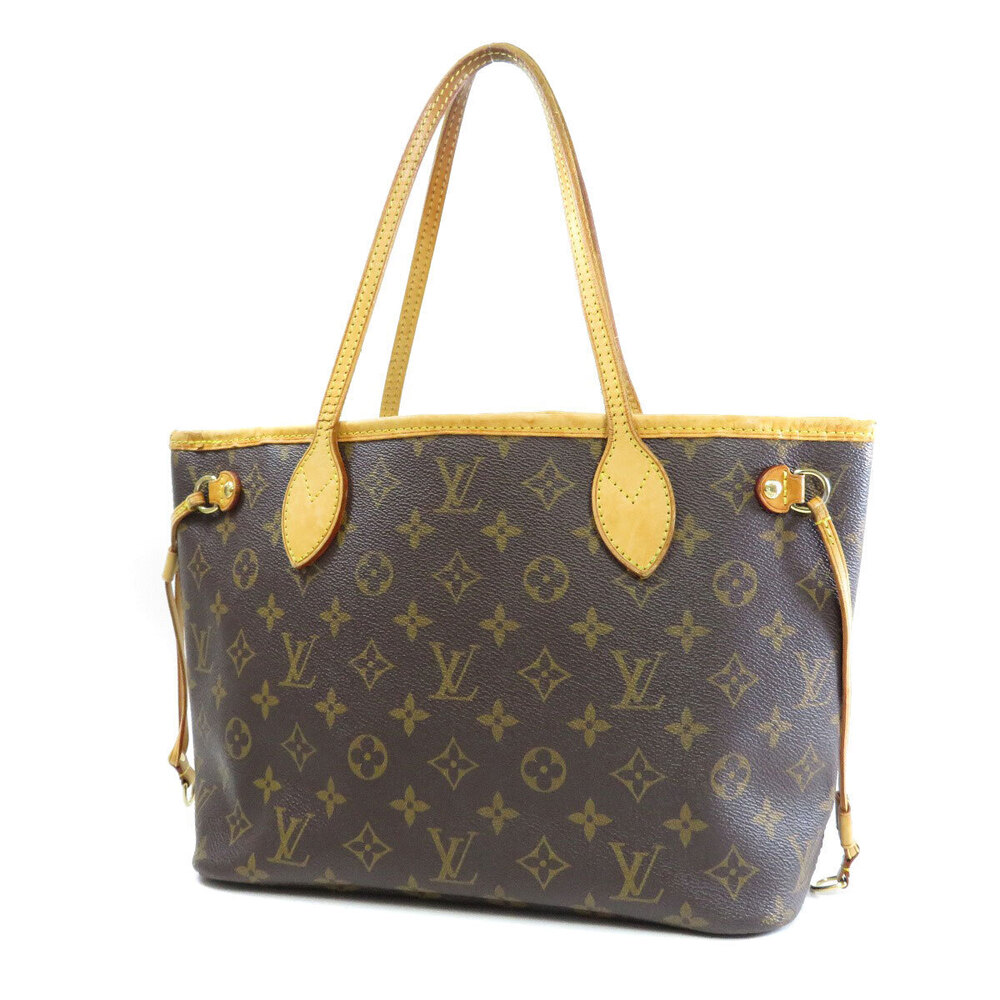 Louis Vuitton Canvas Handbag Monogram Neverfull Brown